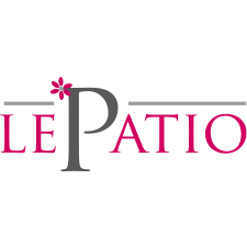 Logo le Patio, planche de travail, tracés vectoriels