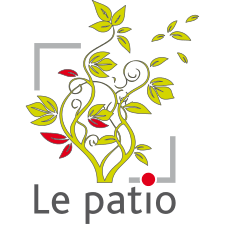 Logo le Patio, équilibre graphisme et lettres