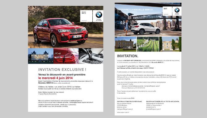 Bayern Automobiles, invitation, fichier clients