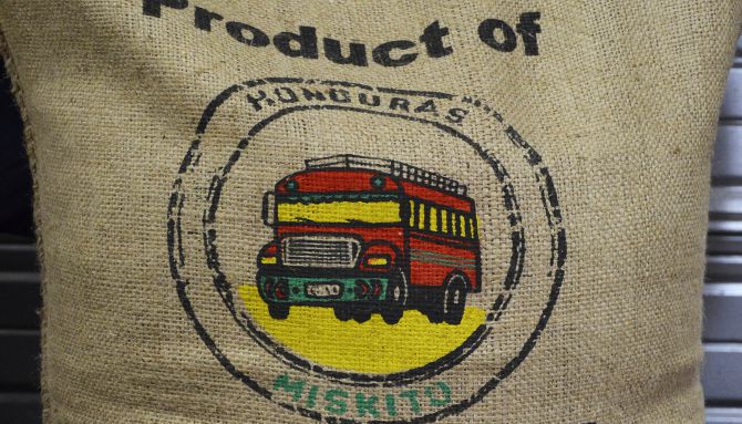 Belco, café Miskito pour le Honduras, l’impression est très réussie et le rendu parfait
